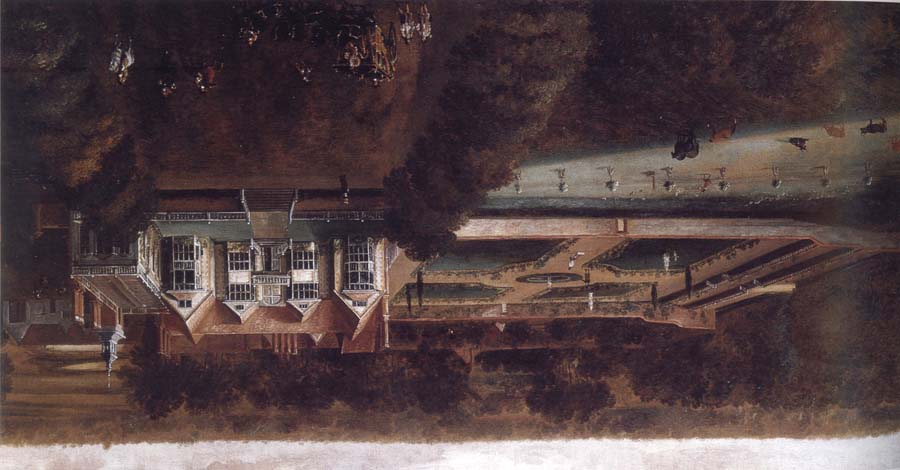 The Garden of Durdans House,Epson,Surrey Probably laid out in the 1630 and updated after 1660